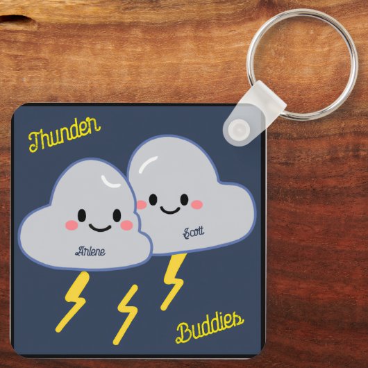 Thunder Buddies Customized Schlüsselanhänger (Rückseite)