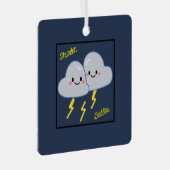 Thunder Buddies Ornament Aus Metall (Vorderseite Rechts)