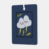 Thunder Buddies Ornament Aus Metall (Vorderseite links)