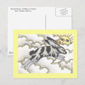 Thunder Bunny Postkarte (Vorne/Hinten)