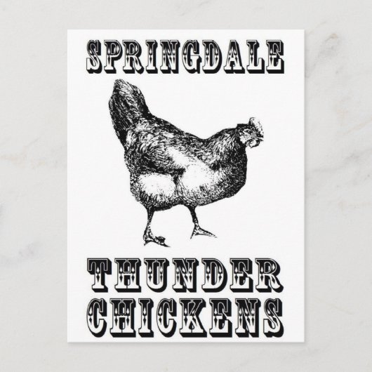 Thunder Chickens Postcard Postkarte (Vorderseite)