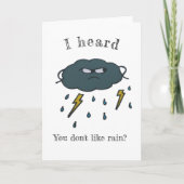 Thunder Cloud Karte (Vorderseite)