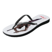 Thunder_Cove Flask für weibliche Tänzerin Badesandalen (Schrägansicht)