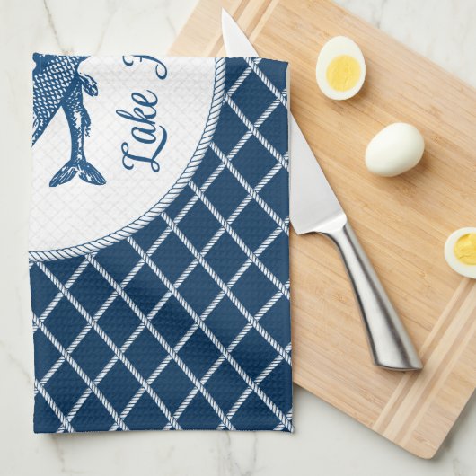 Thunder Creek | Seefischerei Geschirrtuch (Viertel Falte)