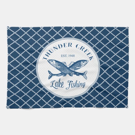 Thunder Creek | Seefischerei Geschirrtuch (Horizontal)