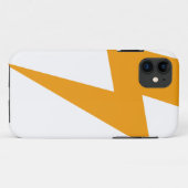 Thunder Energy Yellow Print Case-Mate iPhone Hülle (Rückseite (Horizontal))