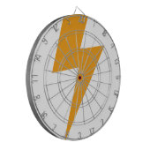 Thunder Energy Yellow Print Dartscheibe (Vorderseite Links)