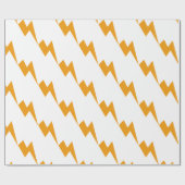 Thunder Energy Yellow Print Geschenkpapier (Flach)