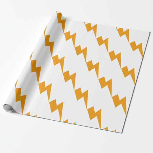 Thunder Energy Yellow Print Geschenkpapier (Ungerollt)