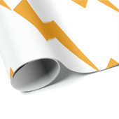 Thunder Energy Yellow Print Geschenkpapier (Rolleneckpunkt)