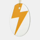 Thunder Energy Yellow Print Keramik Ornament (Links)