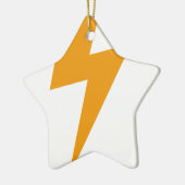 Thunder Energy Yellow Print Keramikornament (Links)