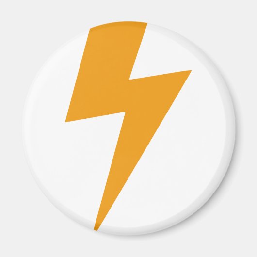 Thunder Energy Yellow Print Magnet (Vorne)