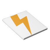 Thunder Energy Yellow Print Notizblock (angewinkelt)
