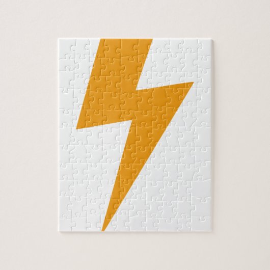 Thunder Energy Yellow Print Puzzle (Vertikal)