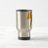 Thunder Energy Yellow Print Reisebecher (Mittel)