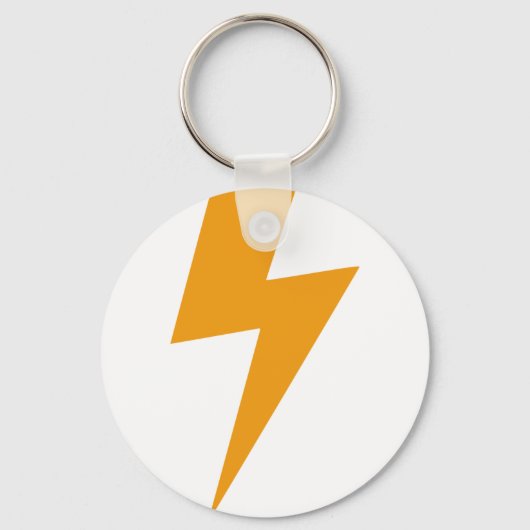 Thunder Energy Yellow Print Schlüsselanhänger (Vorderseite)