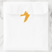 Thunder Energy Yellow Print Stern-Aufkleber (Tasche)