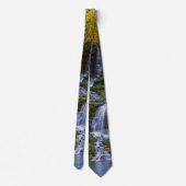 Thunder Falls Painterly Neck Tie Krawatte (Rückseite)
