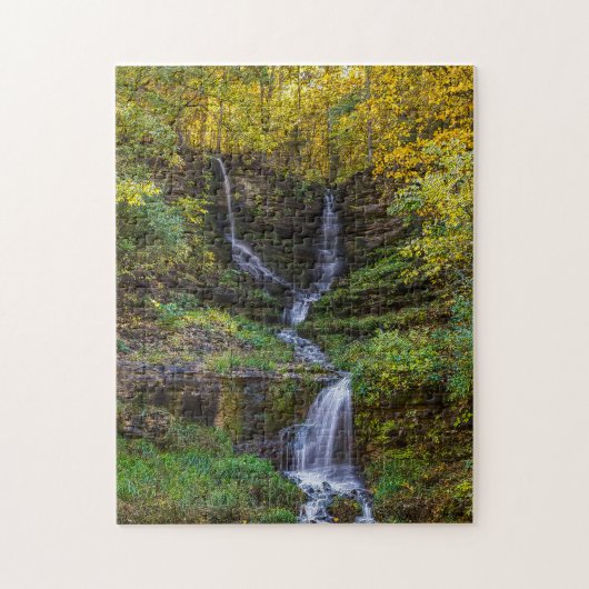 Thunder Falls Painterly Puzzle (Vertikal)