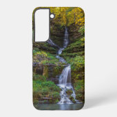 Thunder Falls Painterly Samsung Handy Case Samsung Galaxy Hülle (Rückseite)