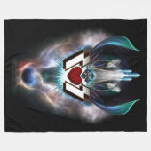 Thunder Gods Rock Fleece Blanket (Vorderseite (Horizontal))
