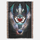 Thunder Gods Rock Throw Blanket Decke (Vorderseite Vertikal)