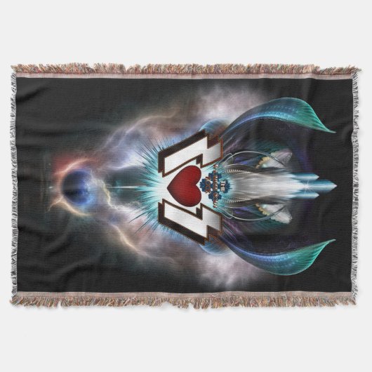 Thunder Gods Rock Throw Blanket Decke (Vorderseite)