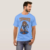 thunder hip Lion Hoops Mascot Sports boy boy T-Shirt (Vorne ganz)