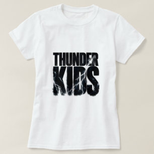 ⚡ Thunder Kids Fette Blitze-Zitat-Aussage ⛈️ T-Shirt