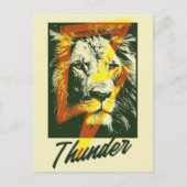Thunder Lion Postkarte (Vorderseite)