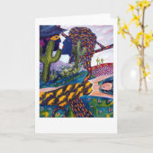 Thunder Lizards Karte (Gelbe Blume)