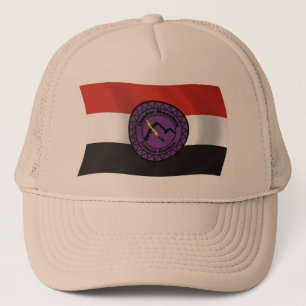 Thunder Mountain Lenape Nation Flag Hat Truckerkappe
