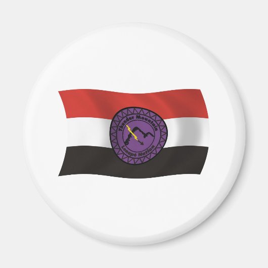 Thunder Mountain Lenape Nation Flag Magnet (Vorne)