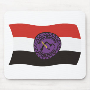 Thunder Mountain Lenape Nation Flag-Mauspad Mousepad