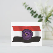 Thunder Mountain Lenape Nation Flag Postkarte (Stehend Vorderseite)