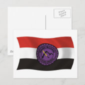 Thunder Mountain Lenape Nation Flag Postkarte (Vorne/Hinten)