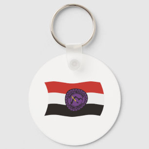 Thunder Mountain Lenape Nation Flag Schlüsselanhän Schlüsselanhänger