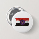 Thunder Mountain Lenape Nation Flaggen Knopf Button (Vorne & Hinten)