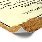 Thunder Mountain Poster (Ecke)