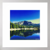 Thunder Mountain über dem Silver Lake Poster (Vorne)