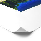 Thunder Mountain über dem Silver Lake Poster (Ecke)