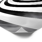 Thunder Road Dreamscape in Noir Poster (Ecke)