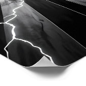 Thunder Road Durch die Nacht Poster (Ecke)