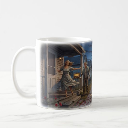 Thunder Road Flucht Kleinstadt Traum Tasse (Links)