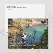 Thunder Rock Cove, Samuel H. Boardman, Oregon Postkarte (Vorne/Hinten)