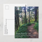 Thunder Rock Cove Trail, Samuel H Boardman, Oregon Postkarte (Vorne/Hinten)