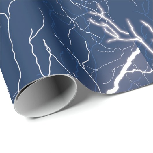 Thunder Strike Thunder Sturm Geschenkpapier (Rolleneckpunkt)