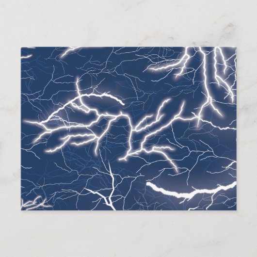 Thunder Strike Thunder Sturm Postkarte (Vorderseite)