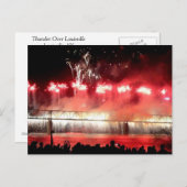 Thunder über Louisville Postkarte (Vorne/Hinten)